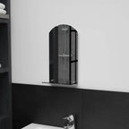 vidaXL Wandspiegel mit Regal 20×40 cm Hartglas