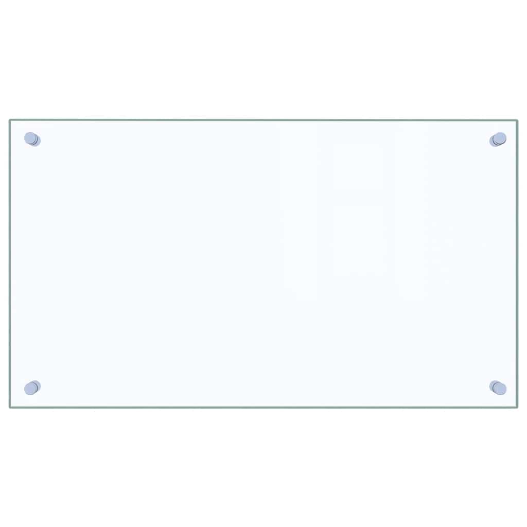vidaXL Küchenrückwand Transparent 70×40 cm Hartglas