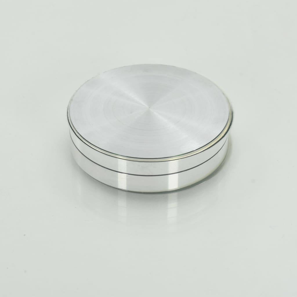 vidaXL Servierplatte Drehbar Transparent 60 cm Hartglas