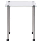 vidaXL Satztische 3-tlg. Transparent Hartglas