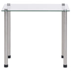 vidaXL Satztische 3-tlg. Transparent Hartglas
