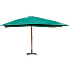 vidaXL Ampelschirm Melia 300x400 cm Grün