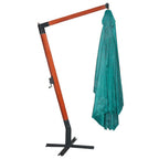 vidaXL Ampelschirm Melia 300x400 cm Grün