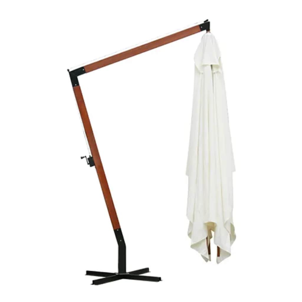 vidaXL Sonnenschirm 300x400 cm Weiß