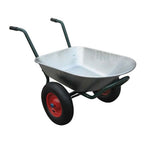 vidaXL Schubkarre Silber
