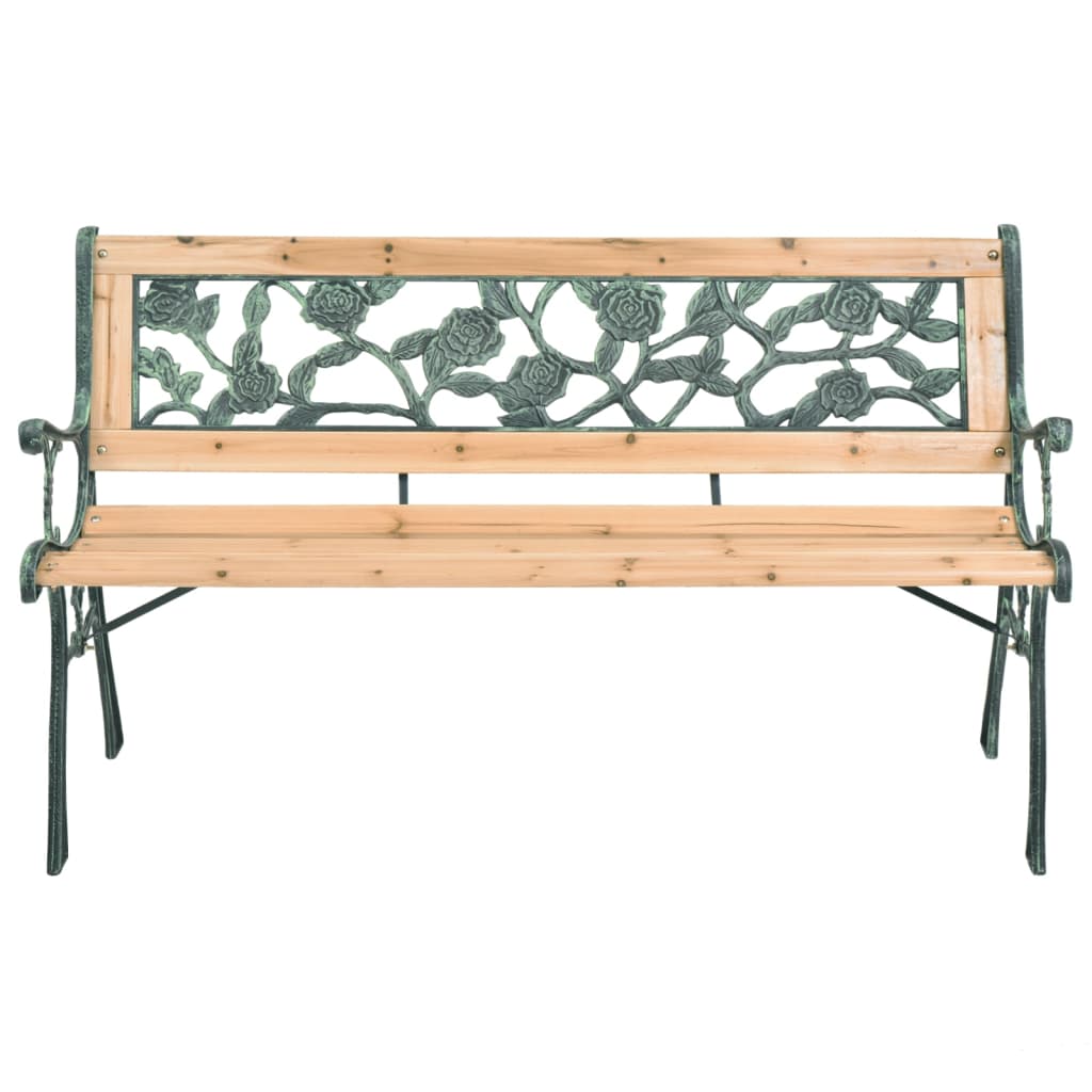 vidaXL Gartenbank 122 cm Holz