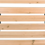 vidaXL Gartenbank 122 cm Holz