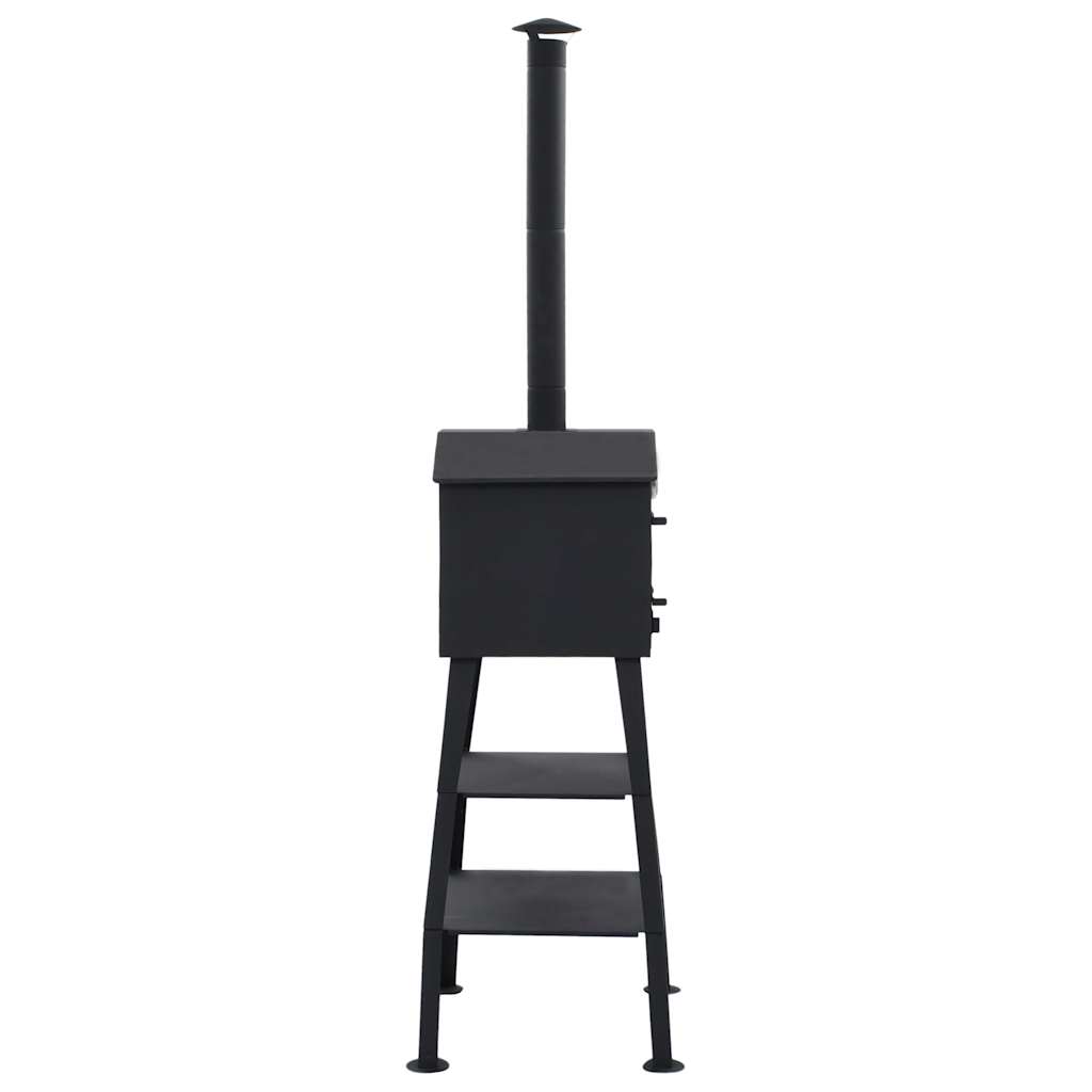 vidaXL Outdoor Pizzaofen Holzkohle mit 2 Schamottesteinen