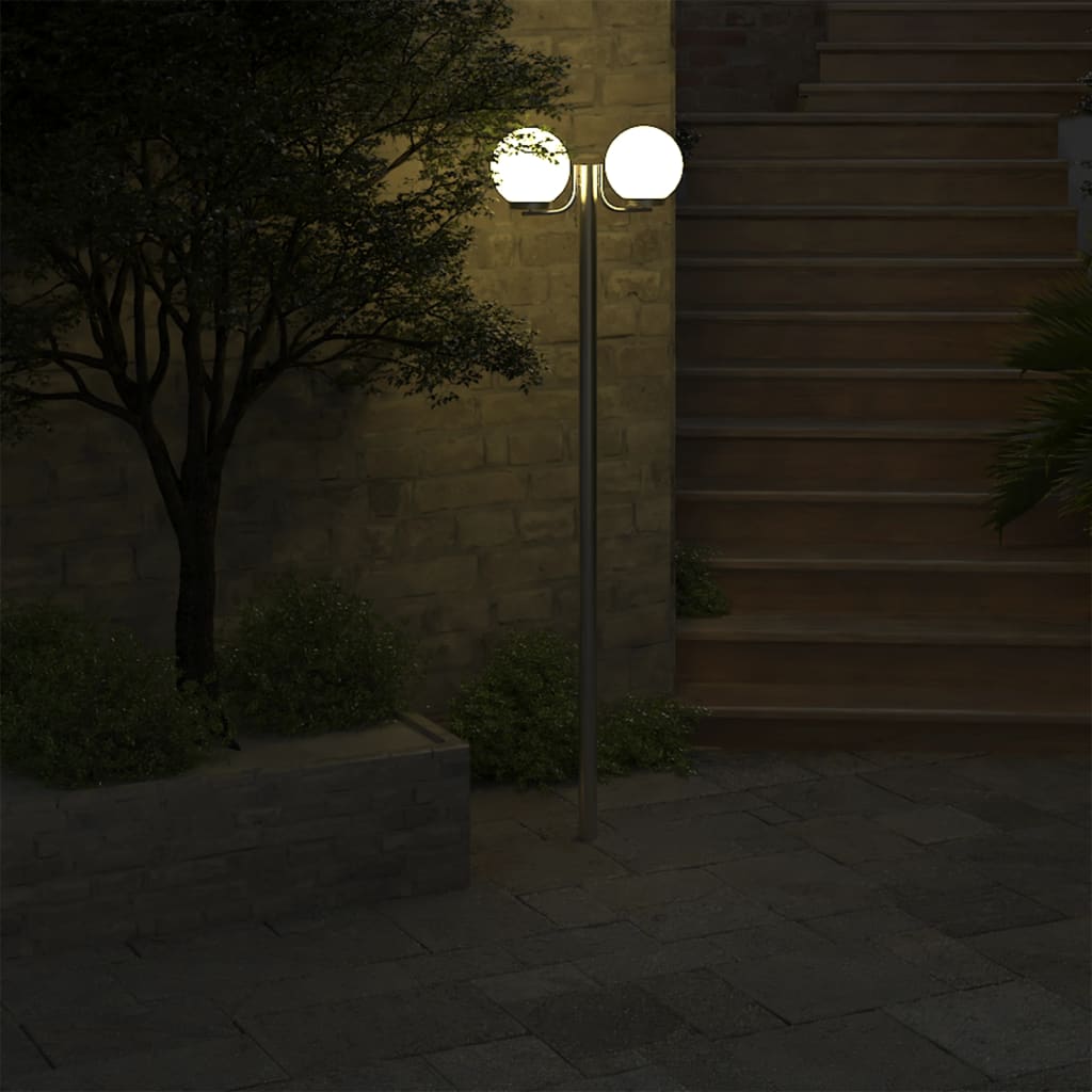 vidaXL Garten-Kandelaber 2-flammig 220 cm