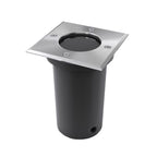 vidaXL Outdoor Bodenleuchten 3 Stk. Quadratisch