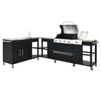 Gasgrill-Set 4+1 HOEK DE & AT Modell