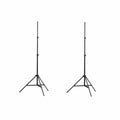 vidaXL Lampenstativ 2 Stk. Höhe 78-210 cm