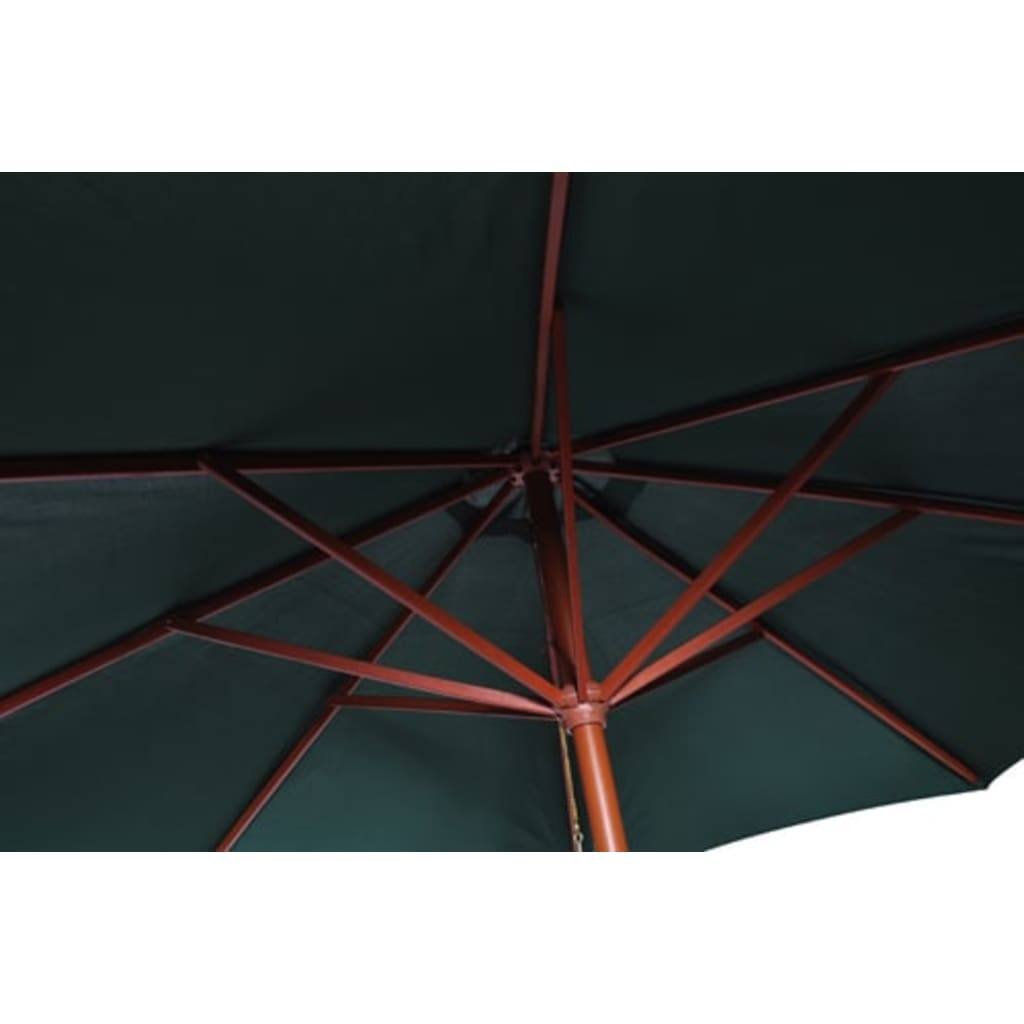 vidaXL Sonnenschirm Grün 258 cm