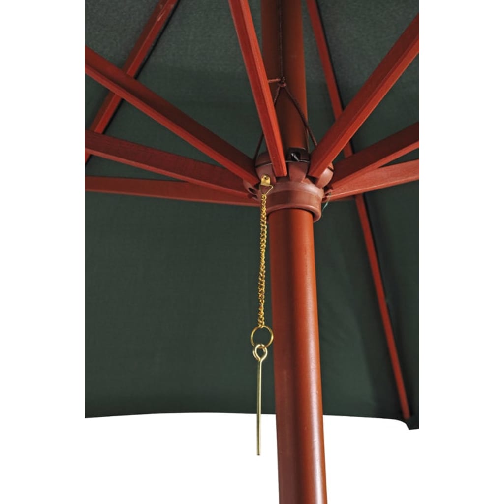 vidaXL Sonnenschirm Grün 258 cm
