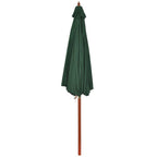 vidaXL Sonnenschirm Grün 258 cm