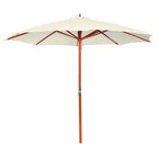 vidaXL Sonnenschirm 300x258 cm Sandweiß