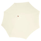 vidaXL Sonnenschirm 300x258 cm Sandweiß