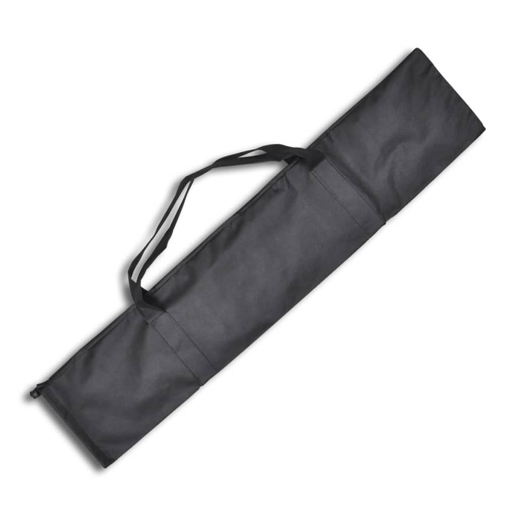 vidaXL Fotohintergrund-System 600 x 300 cm Schwarz