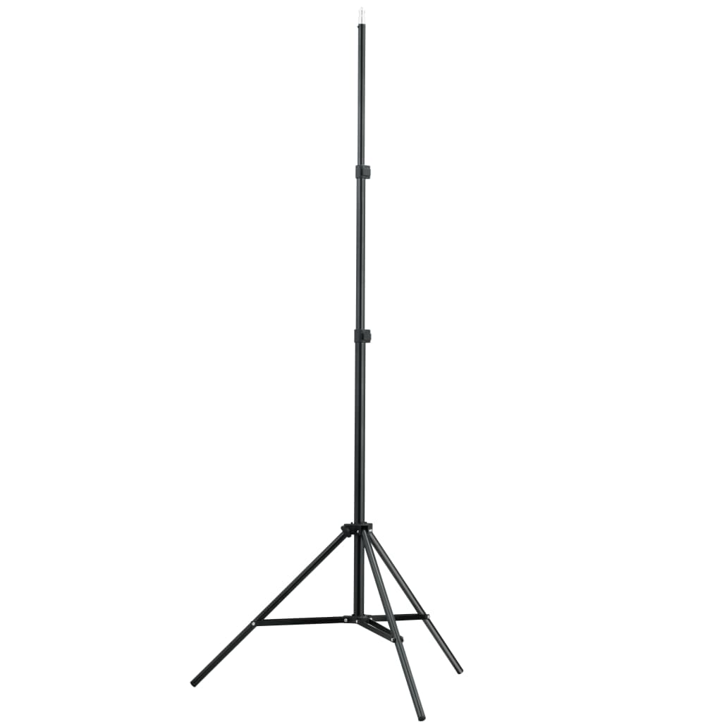 vidaXL Teleskopischer Hintergrund-System + Weißer Hintergrund 3 x 5 m