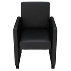 vidaXL Esszimmerstühle 4 Stk. Schwarz Kunstleder