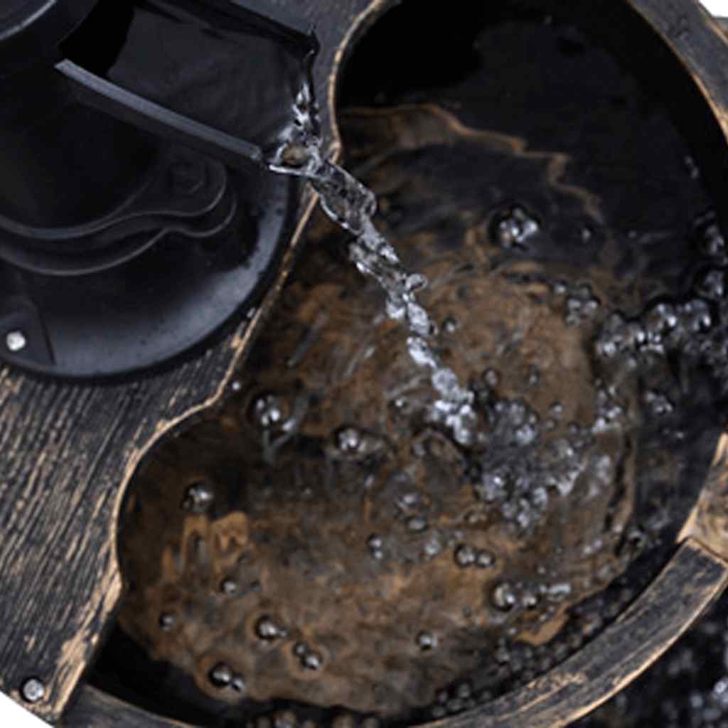 vidaXL Kaskadenbrunnen Handwasserpumpe-Design