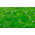 vidaXL Maschendraht Stahl Hexagon 1x25 m Dunkelgrün