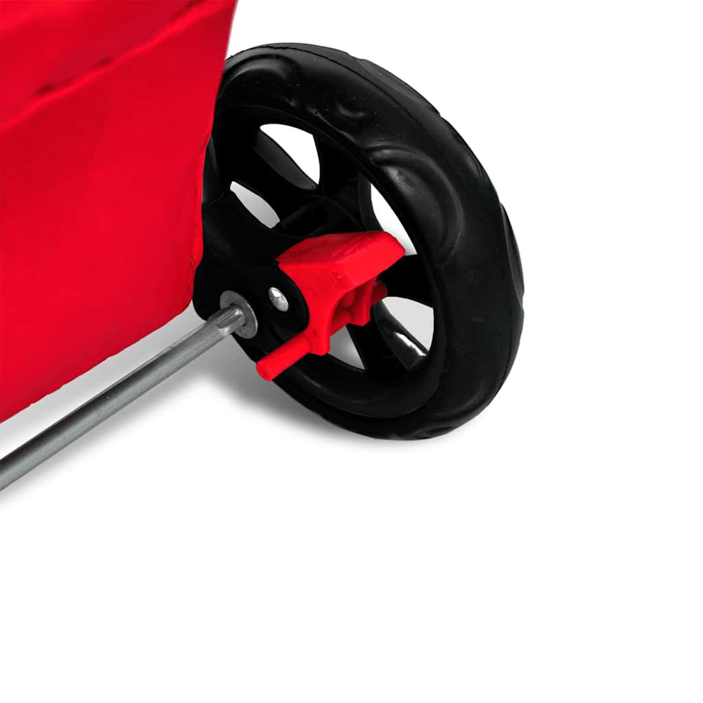 vidaXL Hundewagen Hundebuggy Rot