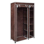 vidaXL Stoffschrank Braun