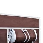 vidaXL Stoffschrank Braun