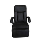vidaXL Massagesessel Schwarz Kunstleder
