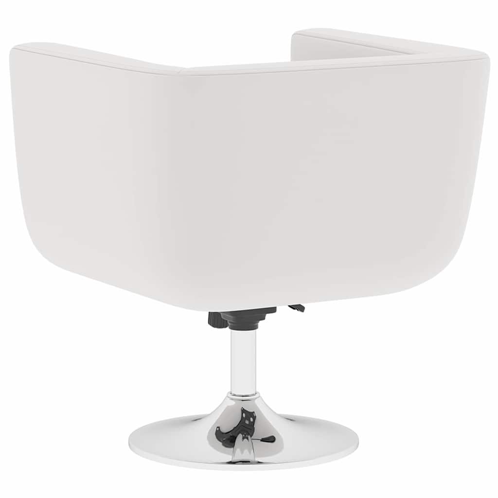 vidaXL Barsessel Weiß Kunstleder