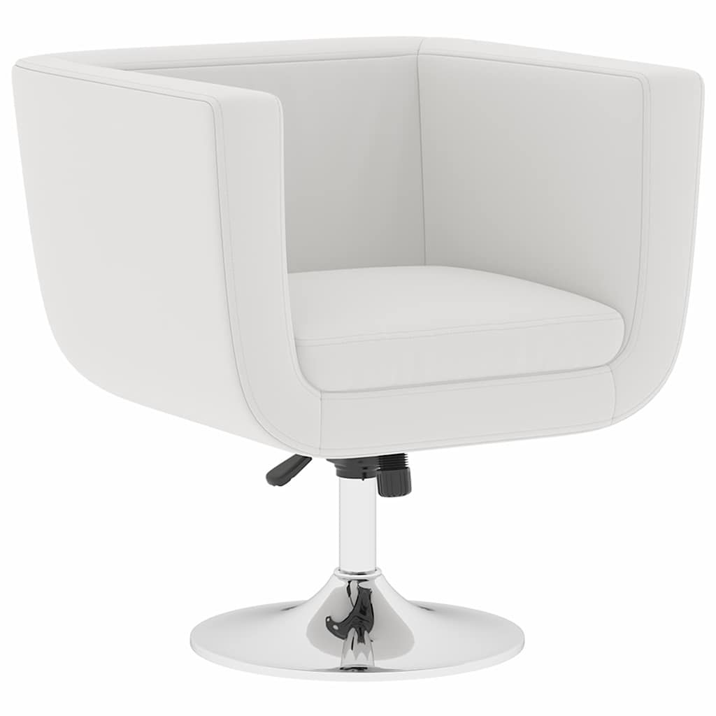 vidaXL Barsessel 2 Stk. Weiß Kunstleder