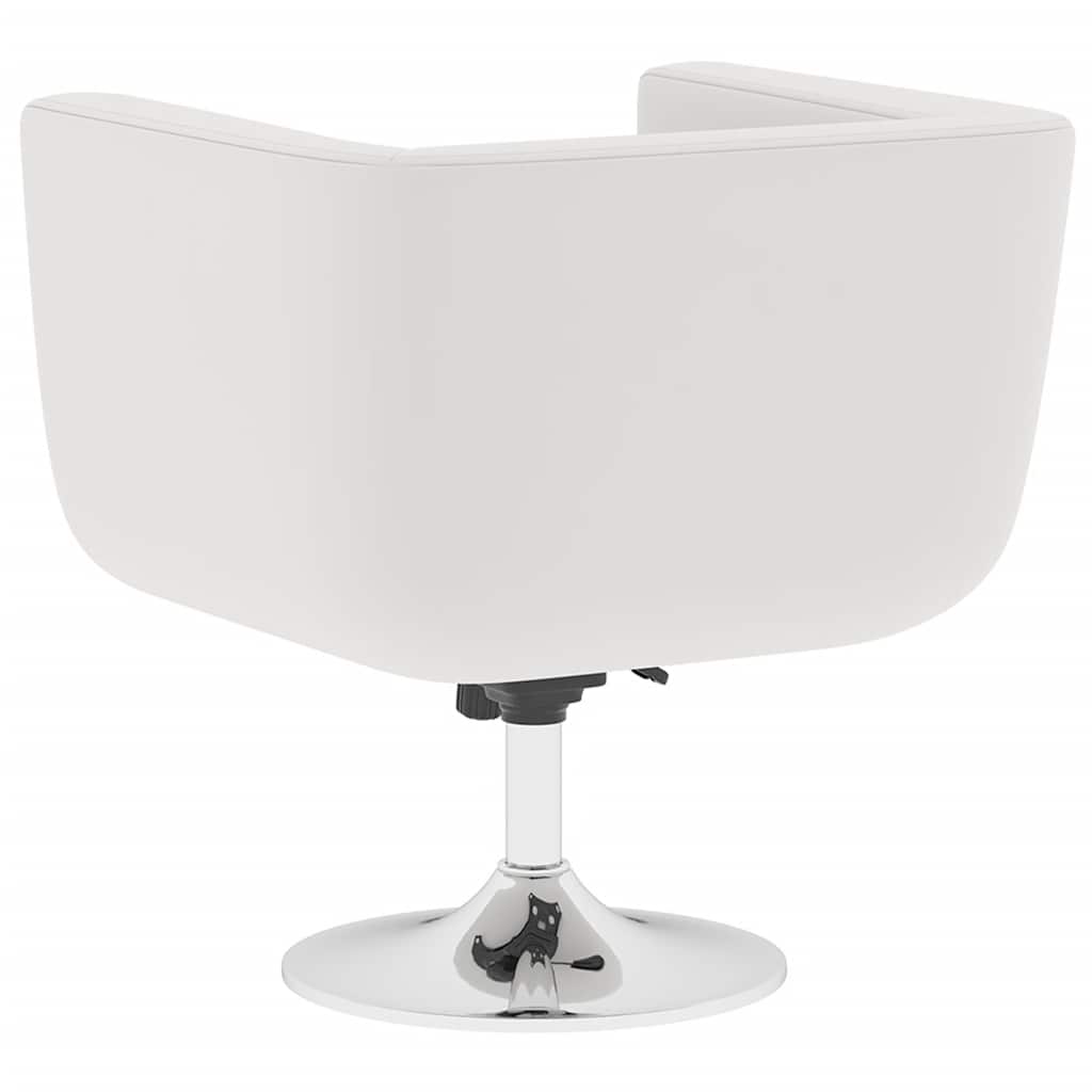 vidaXL Barsessel 2 Stk. Weiß Kunstleder