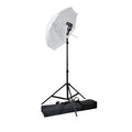 vidaXL Speedlight-Set Schwarz Metall