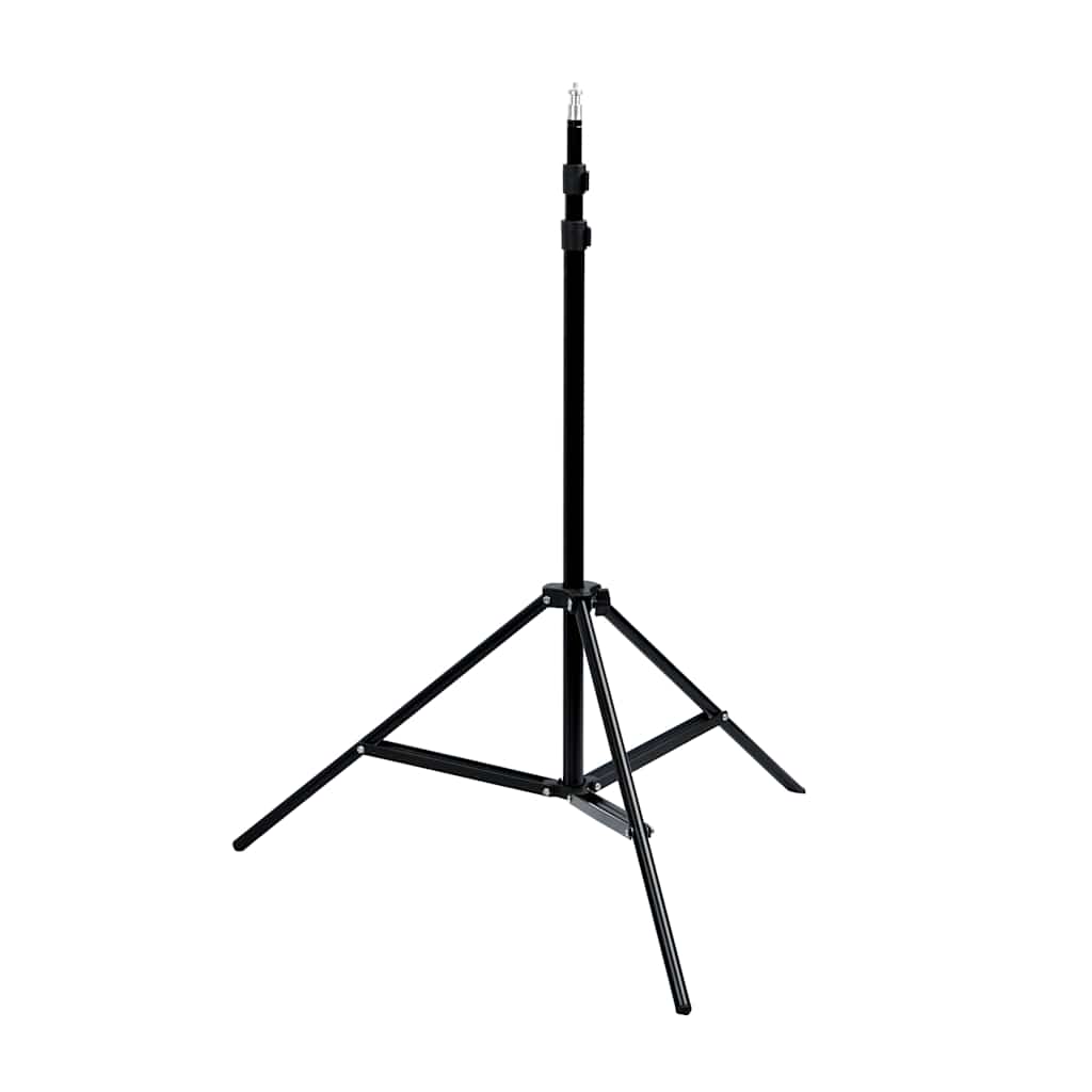 vidaXL Speedlight-Set Schwarz Metall