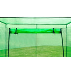 vidaXL Gewächshaus Stahlrahmen PVC