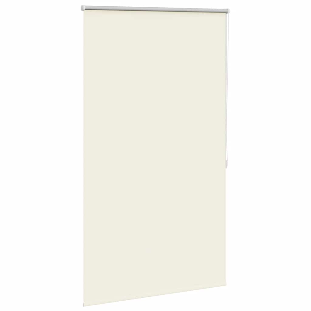 vidaXL Verdunkelungsrollo 84,4 x 175 cm, Stoffbreite 80 cm, Gebrochen Weiß