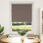vidaXL Verdunkelungsrollo 84,4 x 175 cm, Stoffbreite 80 cm, Kaffeebraun