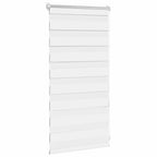 vidaXL Zebra-Rollo 40,9 x 100 cm, Stoffbreite 36,7 cm, Weiß