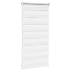 vidaXL Zebra-Rollo 40,9 x 100 cm, Stoffbreite 36,7 cm, Weiß