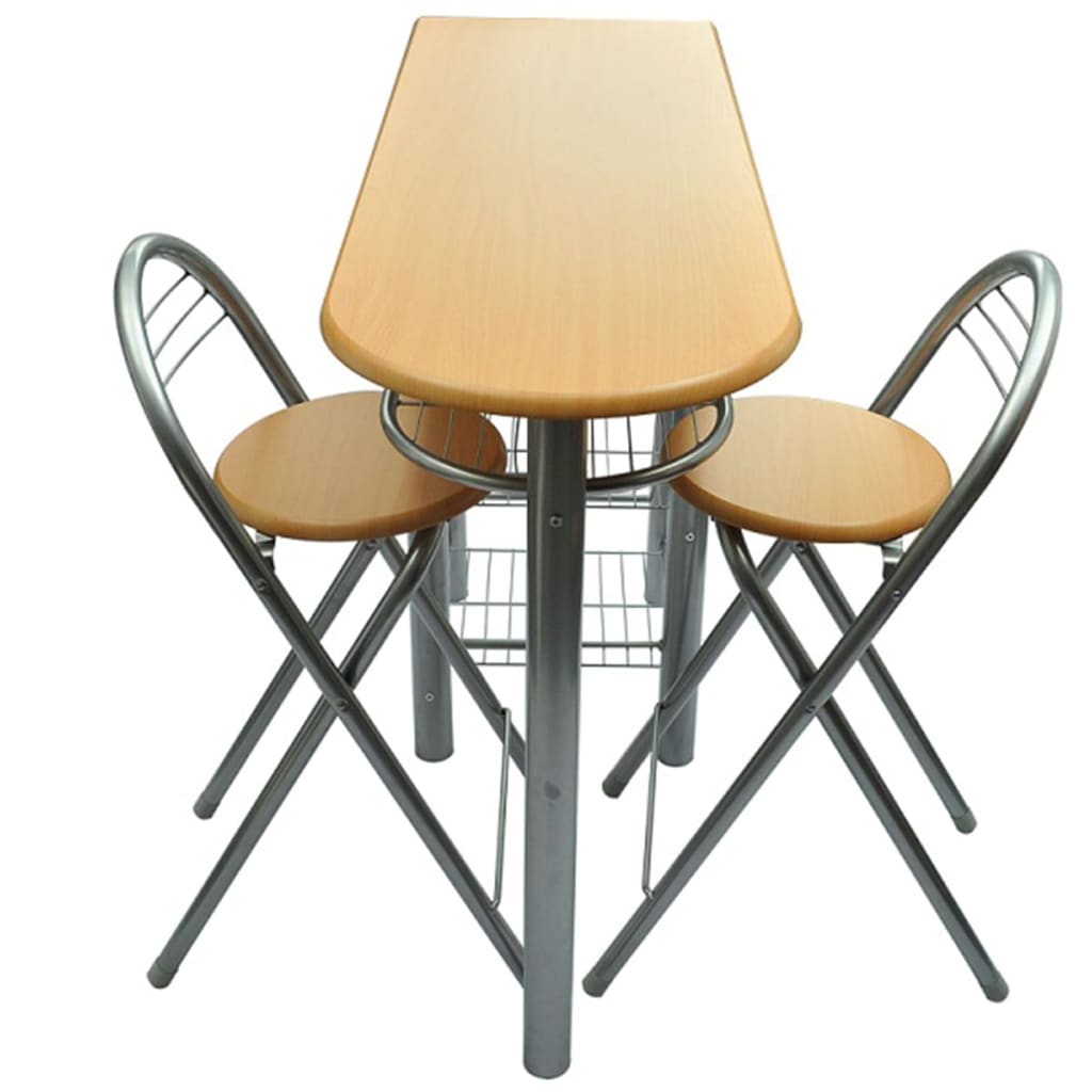 vidaXL Frühstücksbar-Set Holz