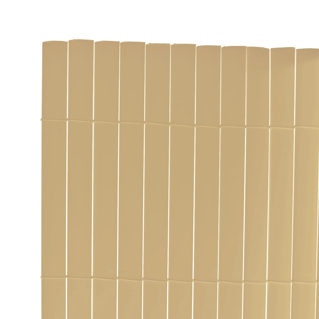 vidaXL Zaunpaneele Gelb PVC