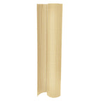 vidaXL Zaunpaneele Gelb PVC