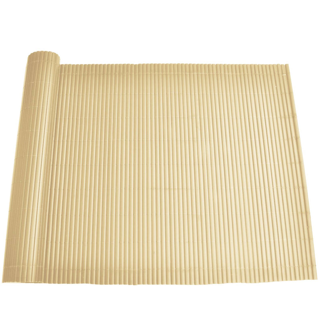 vidaXL Zaunpaneele Gelb PVC