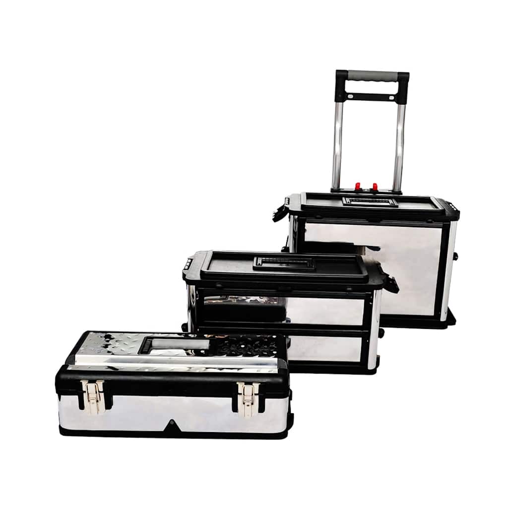 vidaXL Werkzeugtrolley 3-teilig