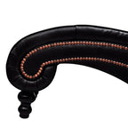vidaXL Chaiselongue Braun Kunstleder