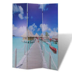 vidaXL Raumteiler klappbar 120 x 170 cm Strand