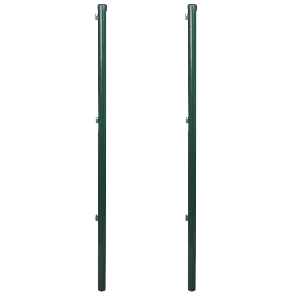 vidaXL Zaunpfosten 2 Stk. 115 cm
