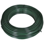 vidaXL Spanndraht 80 m 2,1/3,1 mm Stahl Grün