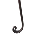 vidaXL Garten-Chaiselongue 128 cm Stahl Antik Braun